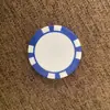 Venta Directa de Fábrica de Fichas de Póker Planas de Doble Barra, Fichas de Póker Texas Hold'Em, Fichas Planas Impresas, Fichas de Póker de Casino