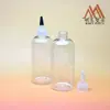 Botella Pet Redonda de Hombro Corta y Gruesa de 500 ml Personalizada con Cabezal de Bomba Dispensador de Gel Antibacterial para Manos con Gran Capacidad y Muy Duradera