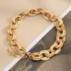 Collar Gargantilla Estilo Ins Europeo y Americano para Mujer, Diseño Moderno y Único, Cadena Doble Geométrica Retro para Cuello de Mujer Venta al por Mayor