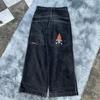 Estilo Americano Nicho Vintage Lavado Viejo Sentido de Diseño Bolsillo Herramienta Moda Marca Apilamiento Sentido Pantalones de Mezclilla Rectos de Pierna Ancha