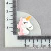 Pegamento Cremoso Epoxi Unicornio Arcoíris Parche DIY Materiales Accesorios de Resina Funda de Teléfono Decoración para Zuecos