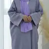 Cárdigan Elegante Holgado de Manga Larga con Bordado Loriya Talla Grande LR664