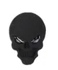 Shengyang Calavera Metálica para Coche Logo de Coche Cabeza Fantasma Pegatina para Carrocería Logo Estéreo Decoración Trasera de Coche Pegatina de Modificación Venta al por Mayor Arte Latte