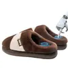 Pantuflas de algodón para pareja, estilo mujer, nueva colección otoño/invierno 2026, antideslizantes, cálidas, para interior, silenciosas, y zapatos de algodón con forro de felpa, estilo hombre