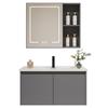 ¡Wow Mueble de Baño de Aluminio Panal Personalizado Lavabo Integrado de Cerámica Mueble de Baño Lavabo de Baño Lavabo
