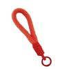 Cordón de felpa de color elegante para teléfono móvil, cuerda corta para la muñeca, funda para teléfono móvil, llavero, cuerda antipérdida, accesorio para colgar en la bolsa.