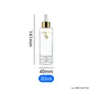 Botella de Vidrio Transparente con Gotero de 50 ml para Aceites Esenciales, Botella Dispensadora Cosmética de Líquido Esencial Redonda Plana de Hombro Recto de 100 ml