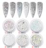 Glitter para unhas + fragmentos + lantejoulas para unhas misturados DIY usar unha beleza de unha transfronteiriça fluxo cânhamo epóxi conjunto