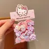 Novos Estilos de Elásticos de Cabelo Infantis, Doces Gatinhos de Desenho Animado Pequenos Elásticos para Meninas, Não Danificam o Cabelo, Cordas de Cabelo Anel de Toalha