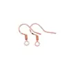Ganchos para Orejas de Plata de Ley 925, Pendientes, Accesorios para Ganchos de Orejas, Colgantes para Orejas, Pendientes Dorados Hechos a Mano DIY, Accesorios para Joyería Semi-terminados al por Mayor