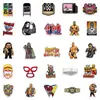 50 Piezas de Pegatinas Fighting We Sports Decoración Impermeable para Cuadernos, Botellas de Agua, Maletas, Bocinas, Guitarras, Guantes de Boxeo, Cascos