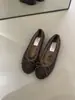 Sapatos de Ballet Femininos Retro Estilo Coreano, Estilo Fada Gentil, Laço, Bico Redondo, Boca Rasa, Sola Macia, Forrados com Lã, Quentes, Sapatos de Algodão, Sapatos de Pelo