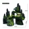 Pedra de Rocha Artificial Tanque de Peixes Tanque de Tartaruga Tanque de Plantas Aquáticas Paisagismo Rocha Artificial Decoração Criativa para Aquário Ornamentos Suprimentos