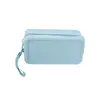 Bolsa de Maquiagem Quadrada Transfronteiriça para Açúcar Bolsa de Maquiagem Portátil Mais Vendida Necessaire Bolsa de Mão Bolsa de Armazenamento de Silicone à Prova de Poeira