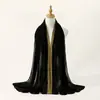 Bufanda Larga de Gasa Doble Cara Floral Dorada Popular de Comercio Exterior de Venta Caliente para Mujer Versátil Moda de Gama Alta Cómodo Chal Pañuelo para la Cabeza