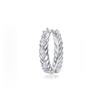 Brincos Flash Diamante Trigo Maré Nacional Folha de Alta Classe Brinco Grande Requintado Venda Quente Transfronteiriça Diamante Completo Ramo de Oliveira Fivela de Orelha para Mulheres
