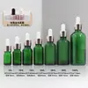 En Stock Botellas de Aceite Esencial Ámbar de 5 ml/10 ml/30 ml, Botellas Gotero, Botellas Transparentes a Prueba de Luz para Sérum, Botellas Dispensadoras de Vidrio