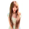 Peluca Yeye Nuevo Estilo Otoño Peluca Larga Recta de Celebridad de Internet Cabello Largo Recto Set de Peluca Diaria