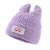 Gorro de Punto con Orejeras de Piel Sintética de Visón Lindo Transfronterizo Estilo Loverboy Cálido de Invierno Engrosado Gorro de Punto Gorro Hip-Hop Tendencia