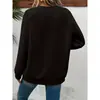 [Código Europeo Transfronterizo] Sí, Sudadera con Estampado de Letras 'Tengo Frío' para Mujer