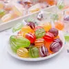 Bolas de Caramelo de Azúcar Tradicionales Antiguas del Noreste, Caramelos de Fruta con Forma de Gusano de Seda, Caramelos Duros Redondos Nostálgicos con Gajos de Naranja, 500g