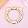 Mini Pequeño Bordado Bordado Elástico Marco de Bordado Círculo Colgante de Madera de Comercio Exterior Joyería Colgante de Bordado Hecho a Mano Manualidades DIY