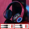 Fone de Ouvido Bluetooth Luminous Sem Fio Headset Bluetooth 5.0 Cartão Dobrável Subwoofer B39