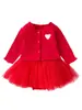 Conjunto de Vestido para Niña Primavera y Otoño Chaleco sin Mangas para Recién Nacido Vestido Top Conjunto de Dos Piezas Vestido de Bebé Falda Tutú