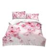 Textil Hogar Personalizado Transfronterizo Serie Floral de Tres Piezas Funda Nórdica 3D Comercio Exterior Ropa de Cama Impresión Digital