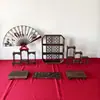 Nuevo Soporte de Exhibición de Mesa de Postres Estilo Chino Mesa de Exhibición Vintage para Descanso de Negocios Mesa de Postres para Ceremonia de Boda