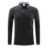 Camisa polo de manga comprida roupas de trabalho personalizadas empresa cultural camisa lapela camiseta roupas de trabalho personalizadas logotipo impresso bordado