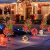Luz solar de embutir no chão LED verde real jardim decorativo luz de gramado luz externa à prova d'água luz de paisagem