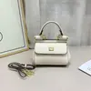 Bolsa Siciliana de Couro Texturizado com Estampa de Palma de Luxo Leve para Mulheres, Mini Bolsa Transversal, Bolsa de Ombro Versátil, Atacado