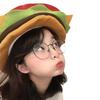 Sombrero Divertido de Hamburguesa Boina Rara Sombrero Lindo de Orejas de Gato Sombrero Estilo Cosplay de Cumpleaños de Mcdonald's