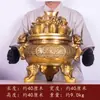 Yang Tong Ji Cuenco Tesoro de Cobre Cuenco Tesoro Yuanbao Sapo Dorado Ruyi Cuenco Tesoro de Dinero
