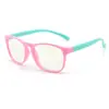2025 Nuevas Gafas para Niños de Alta Definición Anti Luz Azul Lentes Planos Monturas de Silicona de Moda para Niños y Niñas F891