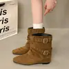 Otoño 2026 Nueva Llegada Comercio Exterior Tallas Grandes para Mujer Casual Cómodo Estilo Europeo Americano Moda Ropa Exterior Botas Talla Única