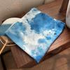Gong Pei 2024 Nuevo Pañuelo Cuadrado Pequeño Tie-dye Verano Vintage Pañuelo para la Cabeza Protector Solar Baotou Pañuelo Elegante Combinable Pañuelo Pequeño