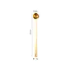 Cuchara Medidora de Acero Inoxidable 304 con Mango Largo Cuchara de Capacidad Extendida para Granos de Café Múltiples Especificaciones Cuchara Cuantitativa para Leche en Polvo Cuchara de Báscula para Hornear