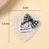Tela de Malla de Encaje Nueva con Bordes Bordados, Accesorios DIY de Corazón con Perlas, Parches Bordados de Adornos para Ropa, Zapatos y Calcetines