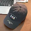 Chapéu Feminino 2025 Novo Fofo Coelho Bordado Tridimensional Boné com Aba Estilo Coreano Mais Fácil de Combinar Circunferência da Cabeça Grande Topo Rígido Boné de Baseball