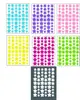 Parches para Acné Adhesivos a Base de Agua, Forma Irregular, Impermeables, Resistentes al Sudor, Parches para Acné Coloridos Lindos de Cinco Puntas, Ocultador