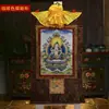 Vajrasa Thangka Thangka de Tíbet Pintura Decorativa Algodón de Nepal Montado Pigmento Mineral Buda Pintura Colgante