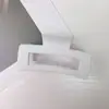 8,5cm Estilo Coreano Celebridade da Internet Novo Prendedor de Cabelo para Prender o Cabelo Elegante Fosco Médio Presilha de Tubarão Prendedor de Cabelo Atacado