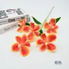 Flores Artificiales de Seda para Decoración de Salón de Bodas, Arreglos Florales, Decoración del Hogar, Flores Falsas, Tallo Único de Orquídea Phalaenopsis Impreso en 3D con 5 Flores
