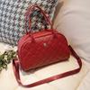 Bolso bandolera de hombro 2024 Nueva Moda gran capacidad Bolso bordado a cuadros comercio exterior transfronterizo al por mayor Bolso de mujer