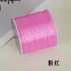 Hilo Elástico Plano de Seda de Colores Alta Elasticidad Hilo para Ropa Infantil Material para Pulseras DIY Hilo para Cuentas Cuerda Elástica Hilo de Cristal