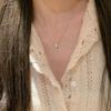 Colar Corrente Clavícula Pingente Gota d'Água Diamante Flash Suspenso Feminino Estilo Normcore Nicho Luxo Acessível Versátil Exquisite