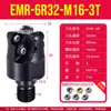 Portaherramienta de Fresado CNC de 3 Canales Rosca M16 Diámetro de Mecanizado de 40 mm Adecuado para Inserciones Apmt1604 Herramienta para Fresadora