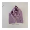 Cachecol Simples de Tricô Estilo Coreano para Crianças, Macio, Relaxado e Versátil no Inverno, Cachecol Quente de Cor Pura, Versátil para Bebês Meninos e Meninas
